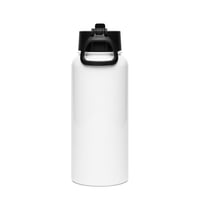 Image 2 of Stainless steel water bottle with a straw lid