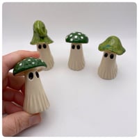 Image 3 of Green Mushroom Ghosts 6-7 cm