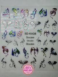 Image 1 of Dragon stickers 