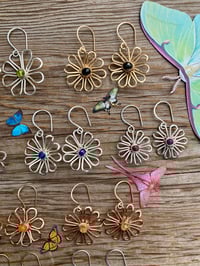 Image 3 of Sterling Ruby Bloom Earrings