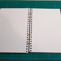 Image 3 of Black iridescent Mushroom Resin Notebook 