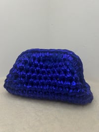 The METALLIC MINI in royal blue 