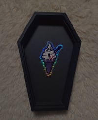 Ghostface Cone Sticker (Glitter)