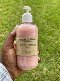 Rose Clay and Argan Shampoo Sulfate Free Shampoo