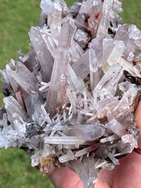Image 10 of Specularite Quartz Points Cluster #1784