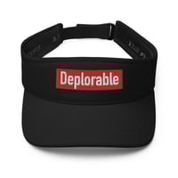 Image 1 of Deplorable MAGA Trump - Visor from PatriotsCo.com