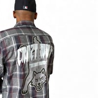 Image 4 of The Most Wanted Flannel Heather Grey/Navy