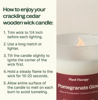 Image 3 of Pomegranate Glow Naturally Scented Candle 