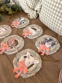 Image 2 of Christmas on the farm decorations ( set or singles )