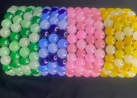 Image 1 of Apple, Pineapple , Blueberry , Strawberry Beaded bracelets 