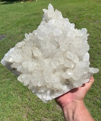 Image 8 of Quartz Points Cluster Statement Display Piece | Brazil #2911