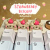 Strawbeary Biscoff Artisan Keycap