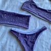 SAMPLE BANDEAU : LAVENDER FIELDS X WHITE 