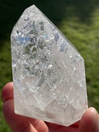 Image 5 of Crackle Quartz Crystal Tower #1827