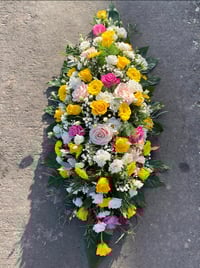 Image 2 of Coffin spray - Yellows & Pinks 