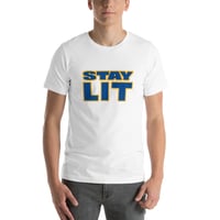 Image 2 of STAY LIT KNICKS Short-Sleeve Unisex T-Shirt
