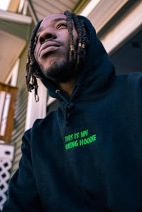 Image 2 of Embroidered Smoking Hoodie