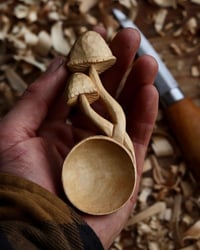 Image 2 of Silver Birch Mushroom Scoop 
