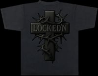 Image 2 of Grey Locked’n Cross Tee