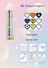 Image 4 of Sports Lover Mini Diamond Painting Kit by Doodles First