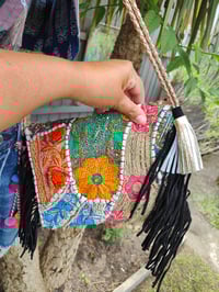 Image 5 of Chilean Bag - Black fringes 3