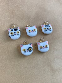 Image 10 of Tiny Kitty Charms - Gold Lustre