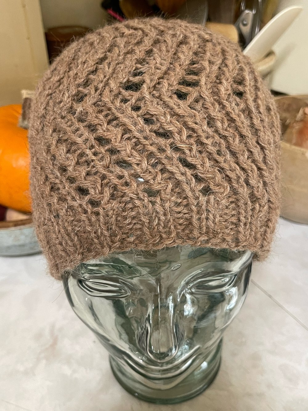 Very Airy Hand Knit Hat