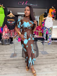 Topaz Satin Skirt Set