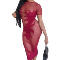 Image 6 of Mesh Stretch Dress - Casual Women's Wear - Womenswear