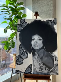 Image 3 of Diana Ross Original Canvas 36x48in