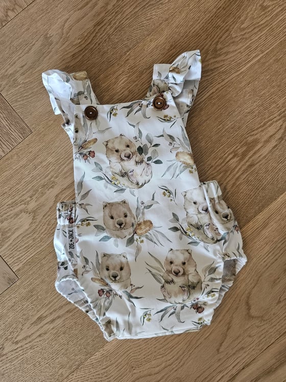 Image of Jack Wombat Romper with Ruffles