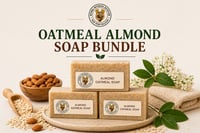 Image 3 of Almond Oatmeal Soap Bundle 