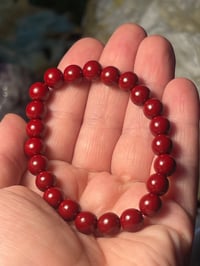 Cinnabar bracelet 