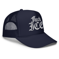 Image 4 of Fuck ICE trucker hat