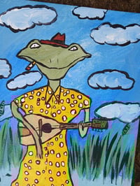 Image 6 of Frog Playing Music 
