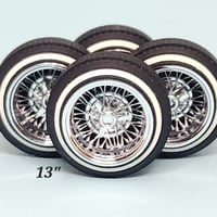 Image 4 of 1:25 13 and 14 inch 45 spokes