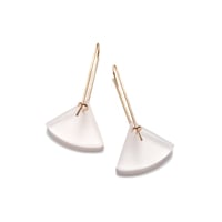 Image 2 of Rose Quartz Earrings No. 1