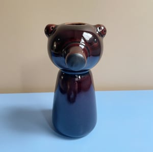 Image of Brown Bear - candelstick holder