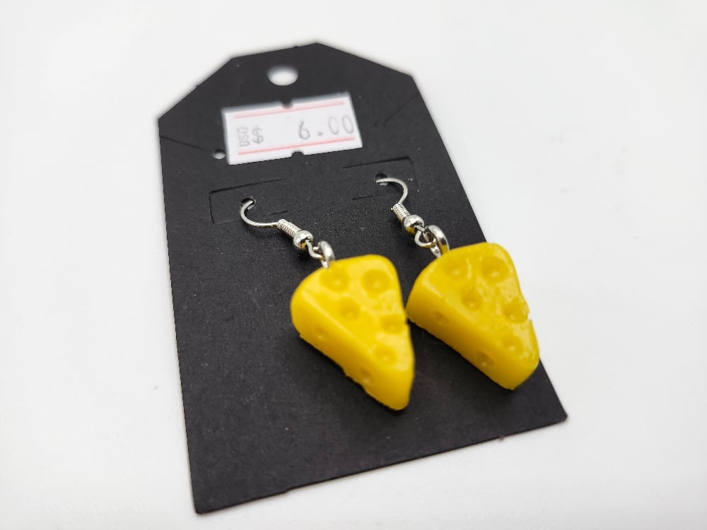 Image of Cheese Earrings 