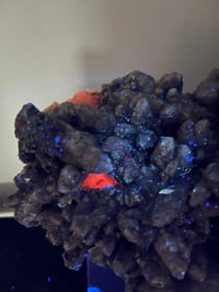 Image 22 of Quartz, Limonite, Chlorite, Hematite & UV Calcite Statement Cluster | Daye China #2861 