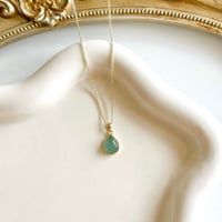 Image 2 of GREEN AVENTURINE TEARDROP