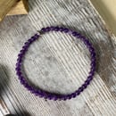 Image 1 of “Spiritual Harmony” Amethyst 4mm Bracelet 