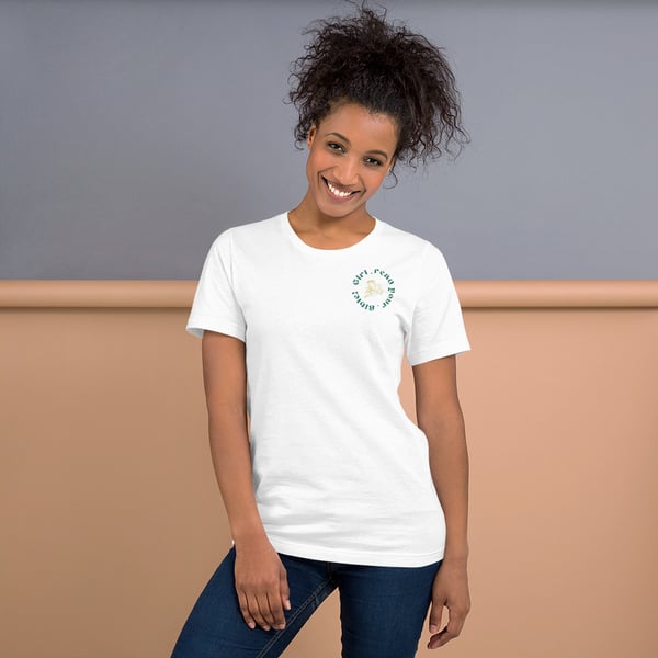 Image of Girl Read Your Bible Tumblr Tee with Pocket Logo