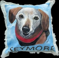 Image 2 of Custom Hand Painted Pillow