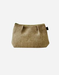 Image 2 of NATURAL LINEN POUCH - Med