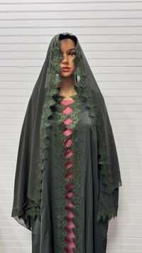 Image 16 of  Lace 2 Piece Abaya 