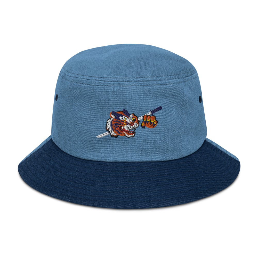 Image of AGUSTD Embroidered Denim Bucket Hat
