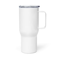 Image 2 of WIM in pink - Travel mug with a handle 