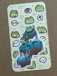 Waterfall froggo: Vinyl Sticker 2 in