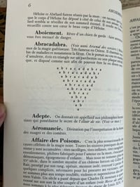 Image 9 of Le dictionnaire de l’occulter de la magie d’Yvan Galikoff, Édition luxe J. de Bonnot, 1992.